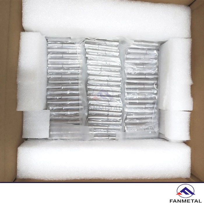 Foam-packed tungsten counterweight rods Foam-packed tungsten counterweight rods