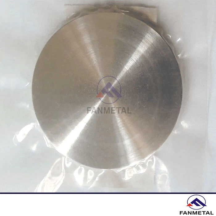 Round ruthenium sputtering target Round ruthenium sputtering target